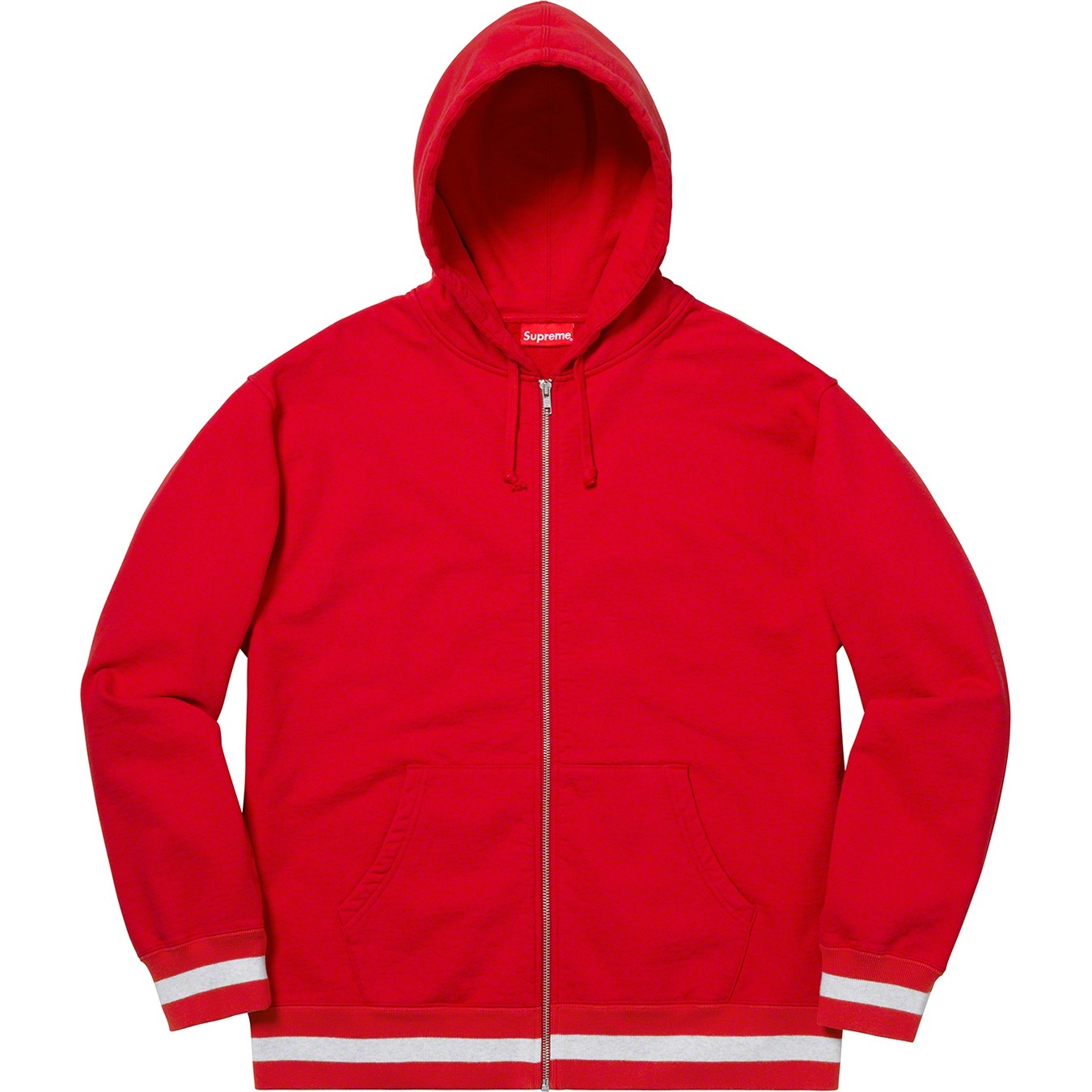 Old English Stripe Zip Up Sweatshirt view 6